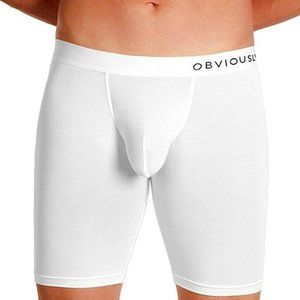 Obviously PrimeMan 9 inch Leg Boxer Brief WHITE - A01